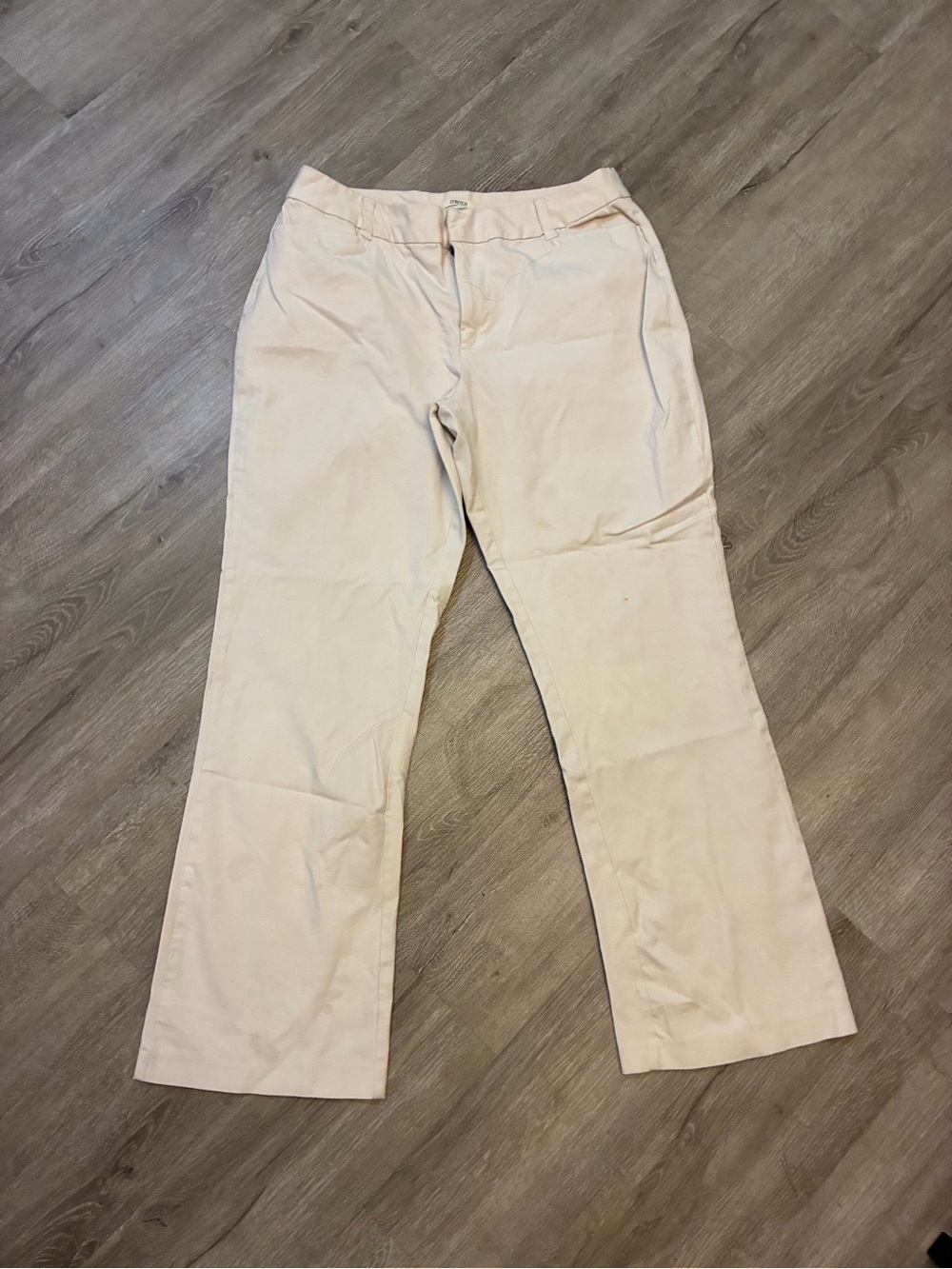 St. John's Bay Stretch Chinos in Light Tan
